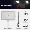 Lámpara LED Neewer GL1 Pro 2900–7000K luz de estudio portátil bi-color con temperatura de color ajustable