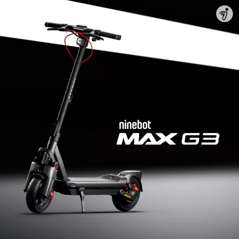 Patinete clásico Segway Ninebot MAX G3 D Negro Gris Rojo
