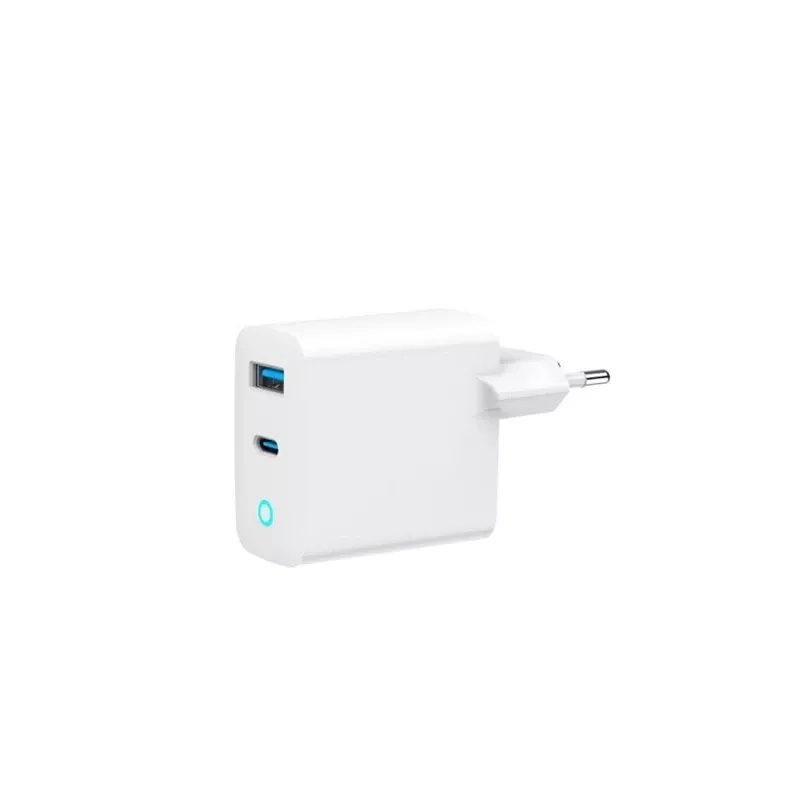Cargador Gembird TA-UC-PDQC65L-W-01 para dispositivos móviles universal blanco AC carga rápida interior