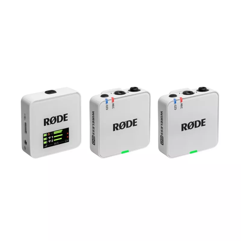RØDE Wireless GO III White - sistema de micrófono inalámbrico (blanco)