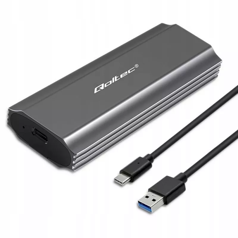 Carcasa | caja NV2271 para disco M.2 SSD | SATA | NVMe | USB-C | 2TB