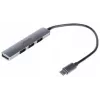 Hub USB-C Unitek H1208B — 1x USB-A 5 Gbit/s, 3x USB-A 2.0, host USB-C, carcasa de aluminio, cable de 0,20 m
