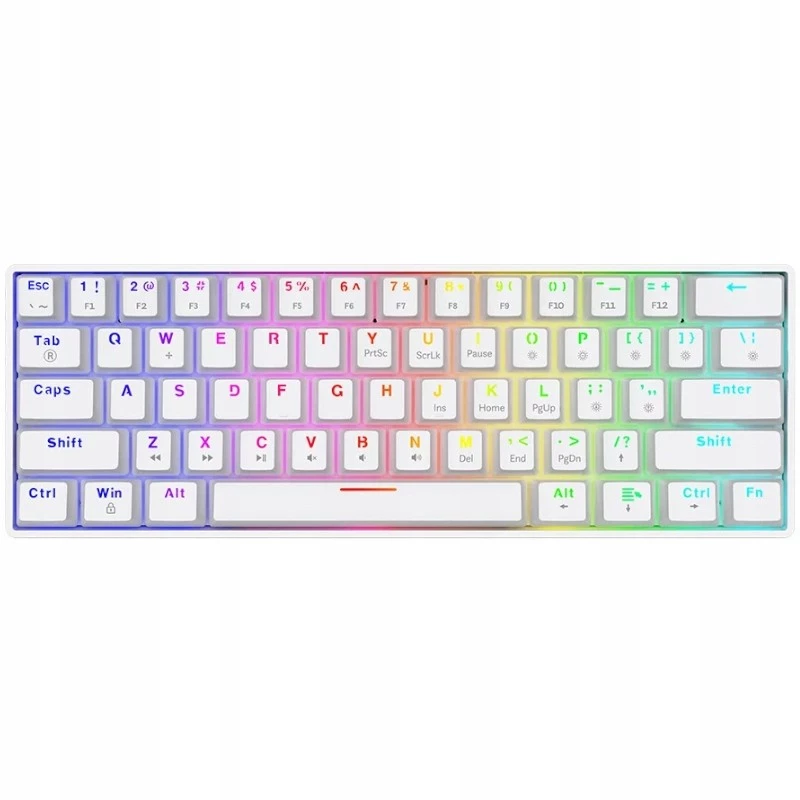 Teclado mecánico Whiteout X2, Blue Outemu, Hot Swap Savio Savgk-white