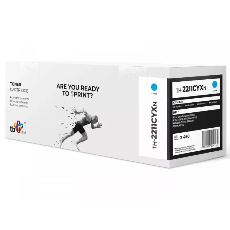 Tóner para HP Color LJ Pro M255 W2211X TH-2211CYXN 100% nuevo CY