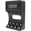 Cargador de baterías QOLTEC 50654 para baterías Ni‑MH R03 (AAA) y R6 (AA), 1800 mA