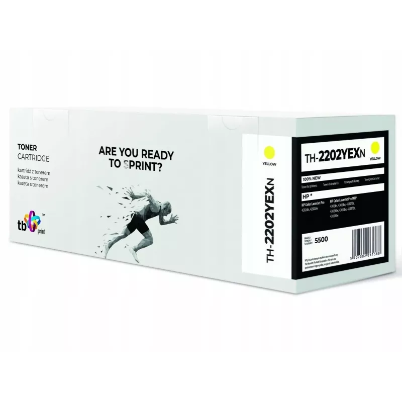 Tóner para HP Color LaserJet Pro 4202 W2200X TH-2200YEXN 100 % nuevo amarillo