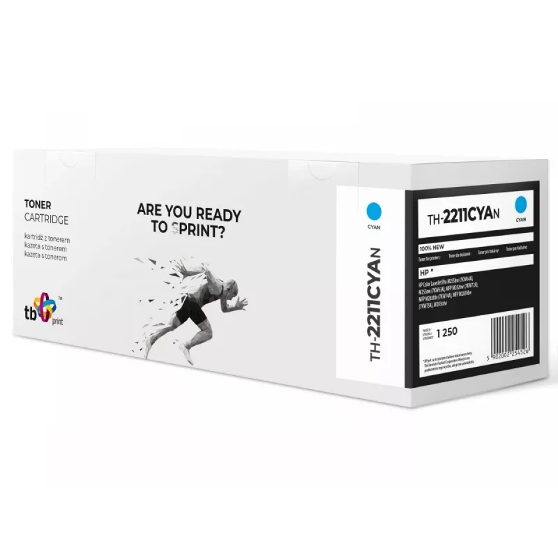 Tóner para HP Color LJ Pro M255 W2211A TH-2211Cyan 100% nuevo CY