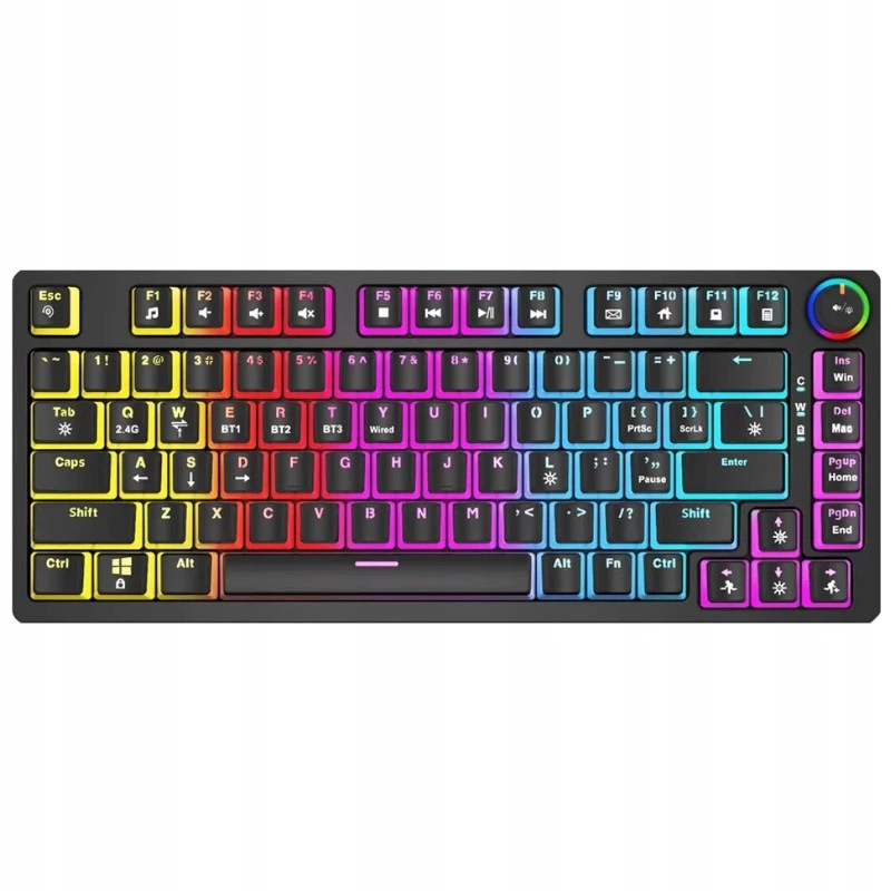 Teclado gaming Savio SAVGK-PHENIX RED PUDDING mecánico RGB Wireless