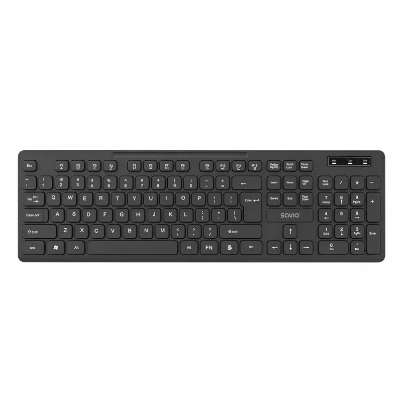 Savio KB-02 Teclado Home/Office USB QWERTY Negro
