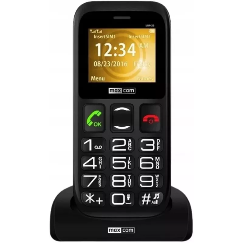 Teléfono móvil MaxCom MM 426SE, pantalla de 4,0 pulgadas