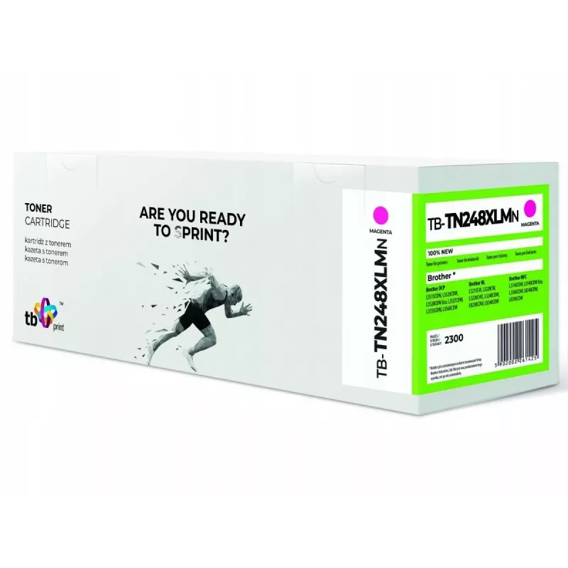 Tóner para Brother TN248XLM TB-TN248XLMN 100% nuevo magenta