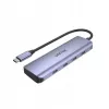 UNITEK uHUB Q4 hub USB Type-C 5000 Mbit/s gris