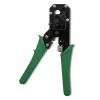 Herramienta de crimpado y corte QOLTEC 54381 — Alicate de crimpado para conectores de red modulares y cortacables