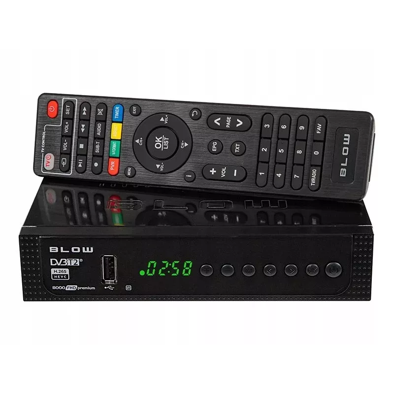 77-039# Decodificador sintonizador Dvb-t2 Blow 8000fhd Premium