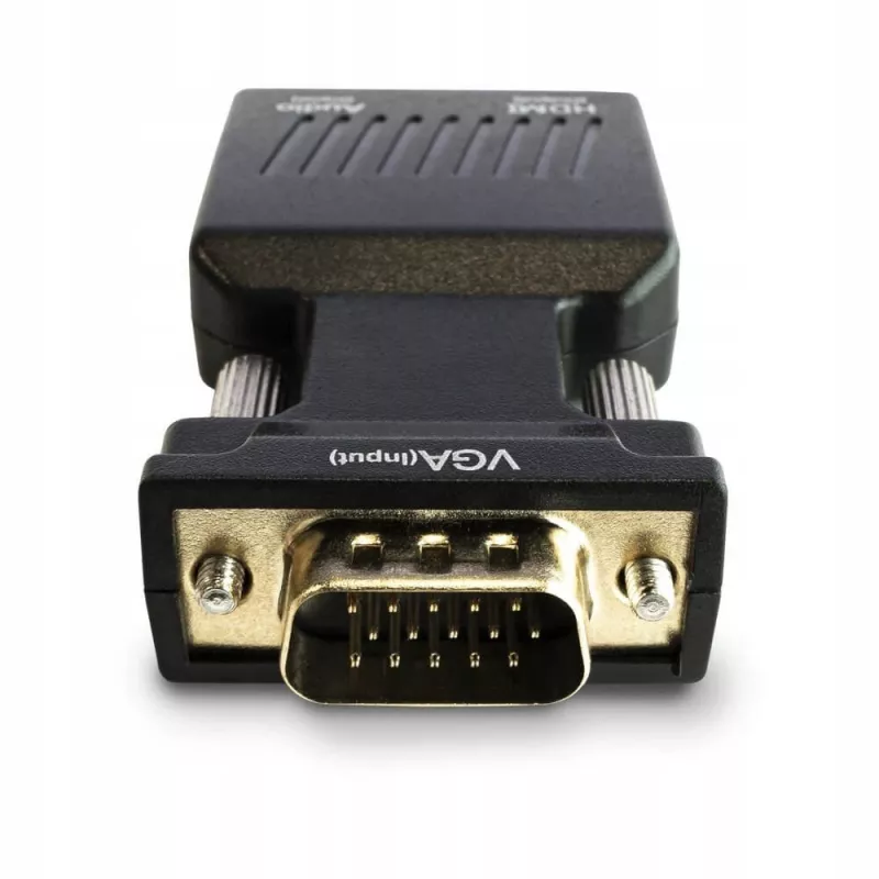Convertidor VGA a HDMI SAVIO CL-145, audio, Full HD, negro