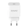 Cargador de pared 20W LA-09 USB-C QC, PD 3.0 Savio SAVLA-09