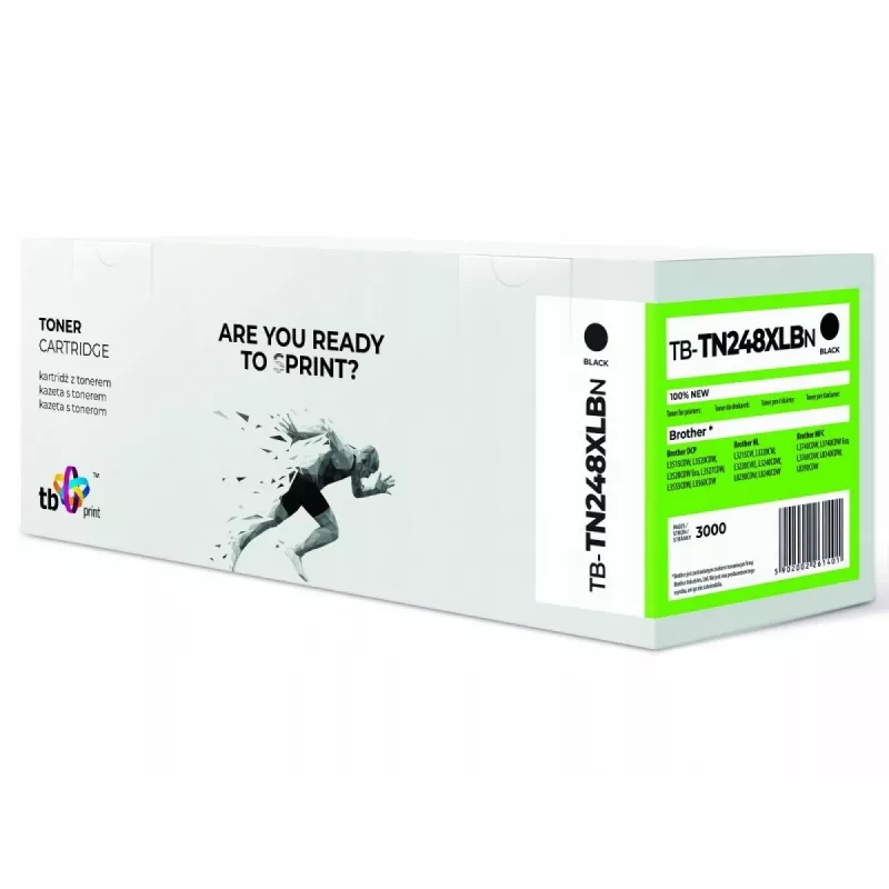 Tóner para Brother TN248XLBK TB-TN248XLBN 100% nuevo negro