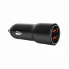 Cargador de coche para dispositivos móviles Gembird TA-UC-A2QC36-CAR-01, 36 W, 12–24 V, mechero, negro