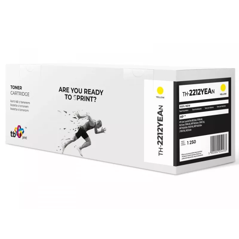 Tóner para HP Color LJ Pro M255 W2212A TH-2212YEAN 100% nuevo YE