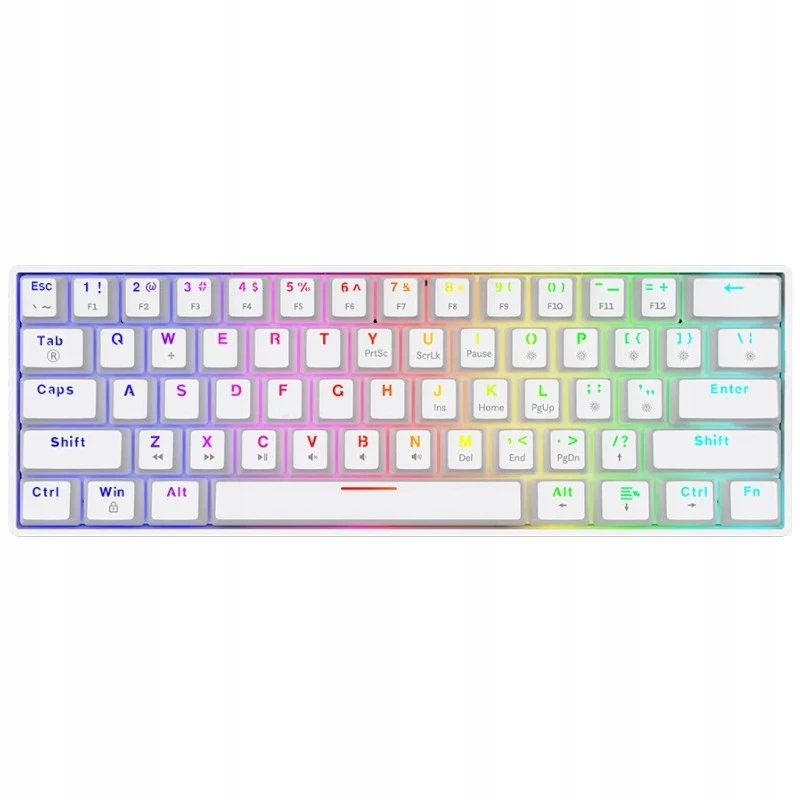 Teclado mecánico Whiteout X2, Brown Outemu, Hot Swap Savio Savgk-whit