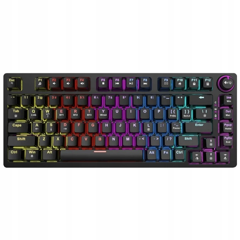 Savio Phenix SAVGK-RED Teclado gaming USB RF Wireless Bluetooth QWERTY