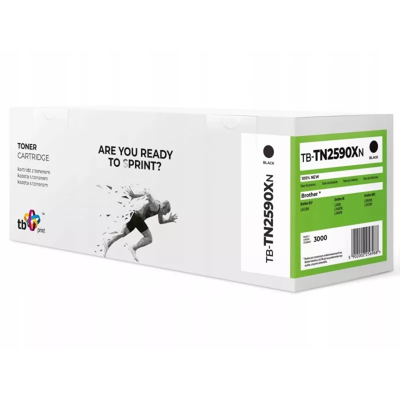 Tóner para Brother TN2590XL TB-TN-2590XN BK 100% nuevo