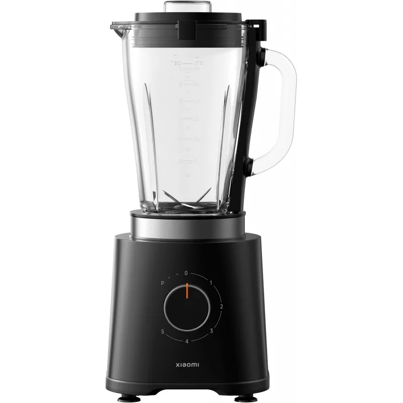 Batidora de cocina Xiaomi BHR8936EU — 600 W, bol 1,75 L, 5 velocidades, control giratorio, cuchillas de acero inoxidable, negra