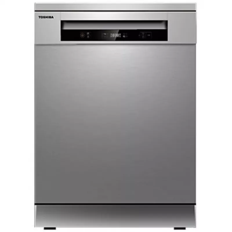 Toshiba DW-14F5EE(S)-PL lavavajillas de libre instalación, 60 cm, 14 cubiertos, plateado
