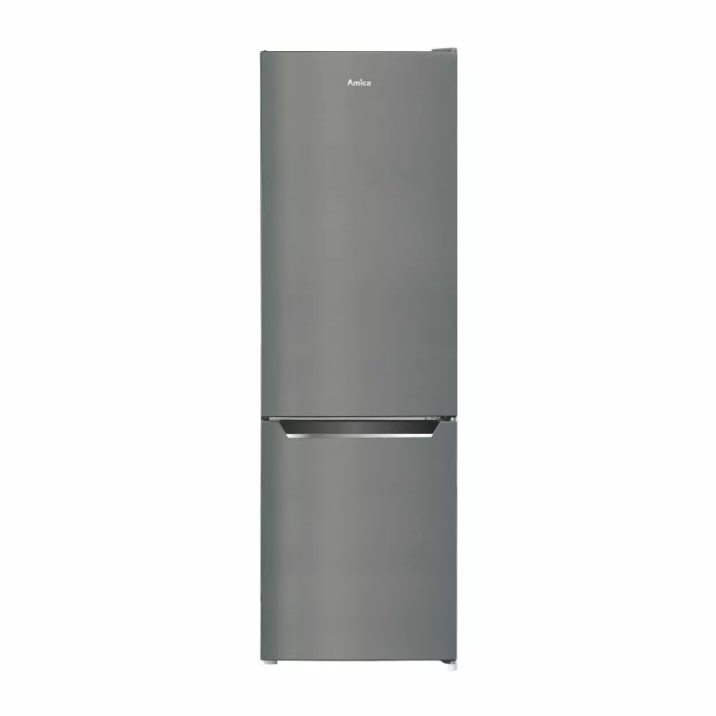 Frigorífico-congelador AMICA FK2525.4UNTX(E) independiente 250L, plata, congelador abajo, R600a