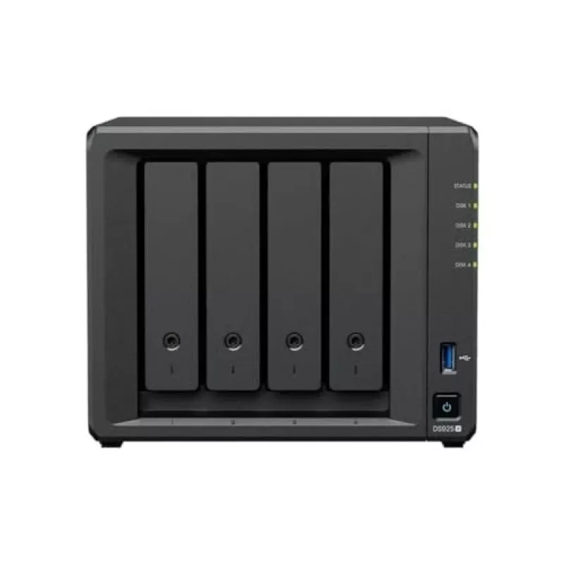 Synology DiskStation DS925+ Servidor NAS/almacenamiento Ryzen Embedded V1500B 4 GB DDR4 0 TB Negro