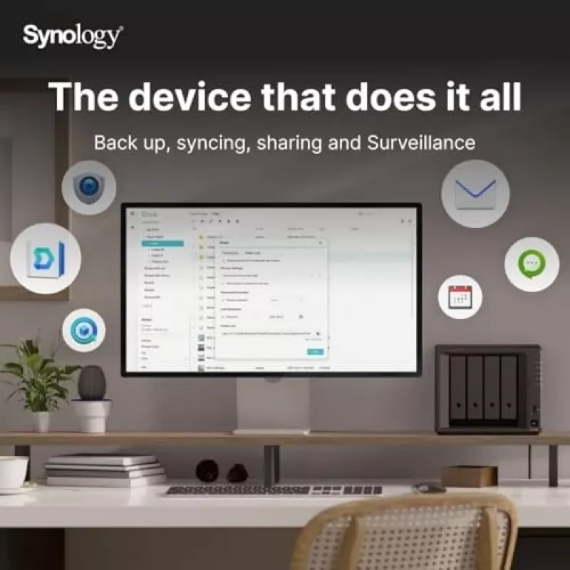 Synology DiskStation DS925+ Servidor NAS/almacenamiento Ryzen Embedded V1500B 4 GB DDR4 0 TB Negro