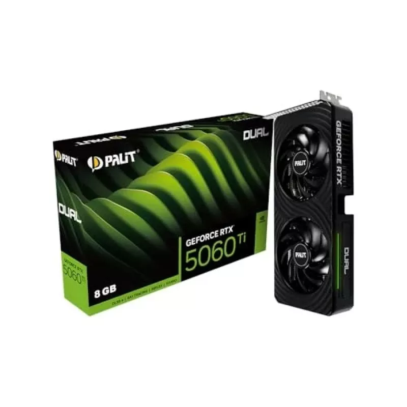 Tarjeta gráfica Palit GeForce RTX 5060 Ti Dual 8GB GDDR7