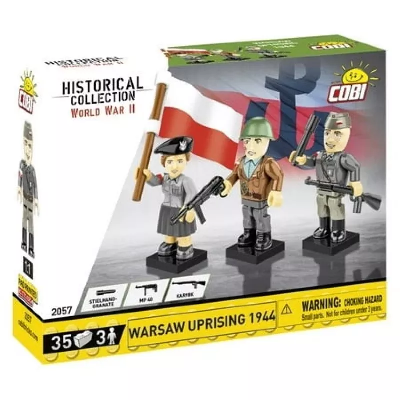 Historical Collection Segunda Guerra Mundial /2057/ LEVANTAMIENTO DE VARSOVIA 1944 3 figuras/35 bloques