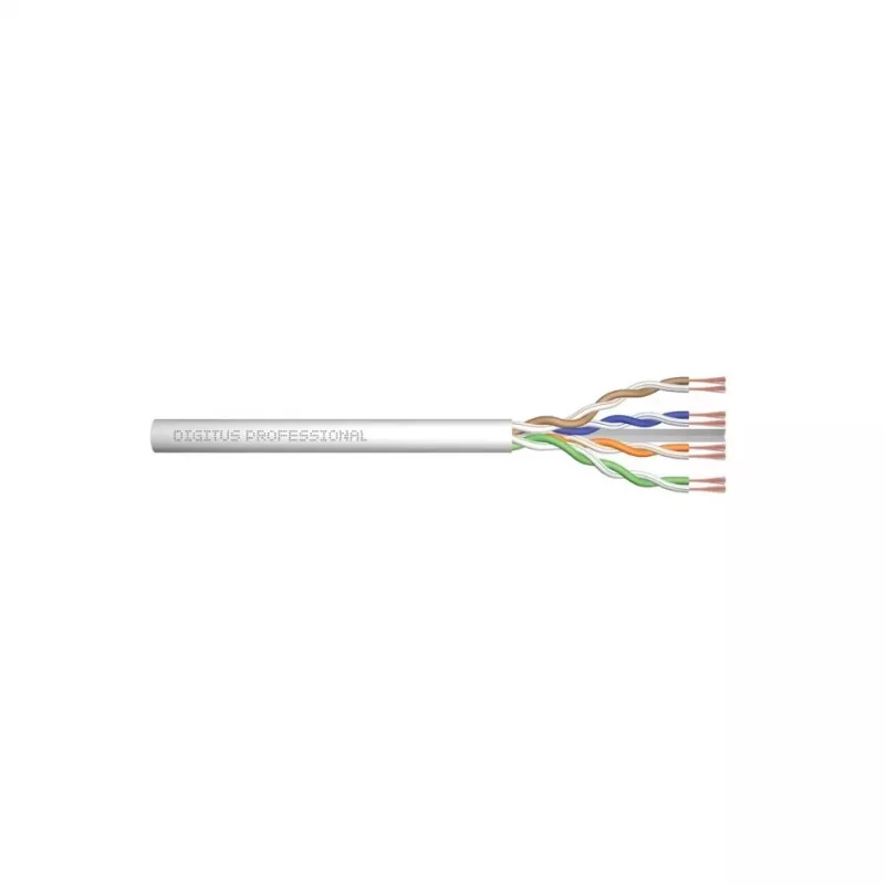 Cable de red Digitus CAT 6 U/UTP par trenzado patch, sin conectar 100 m, gris