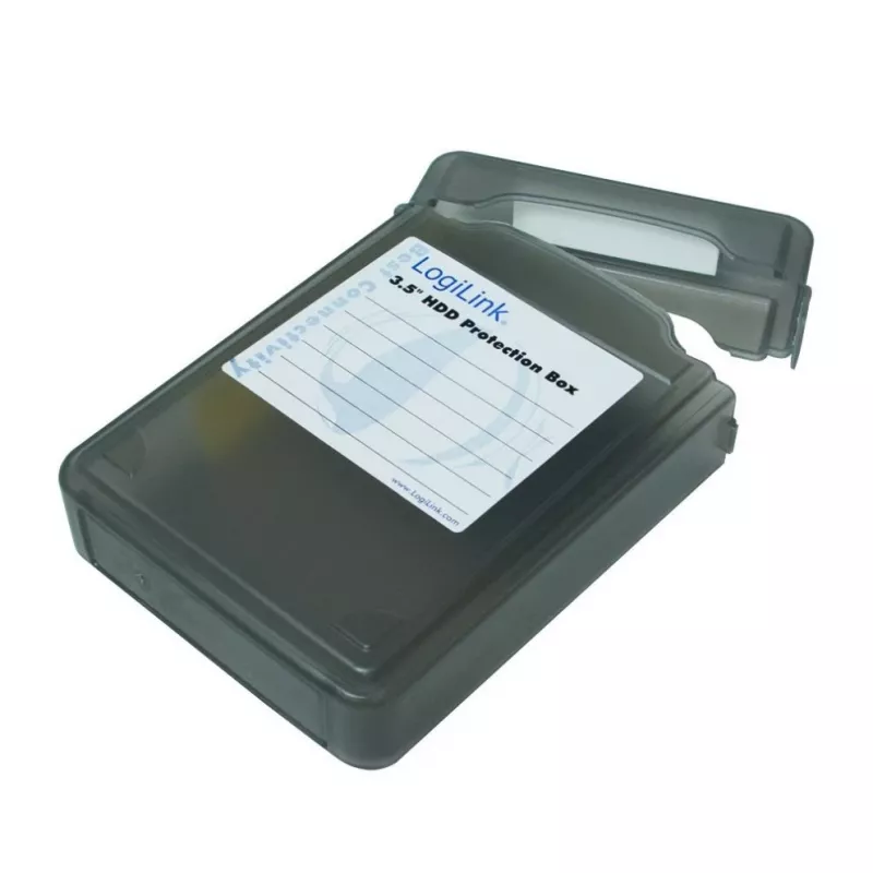 Funda de protección para disco duro LogiLink capacidad 1 disco duro (3.5