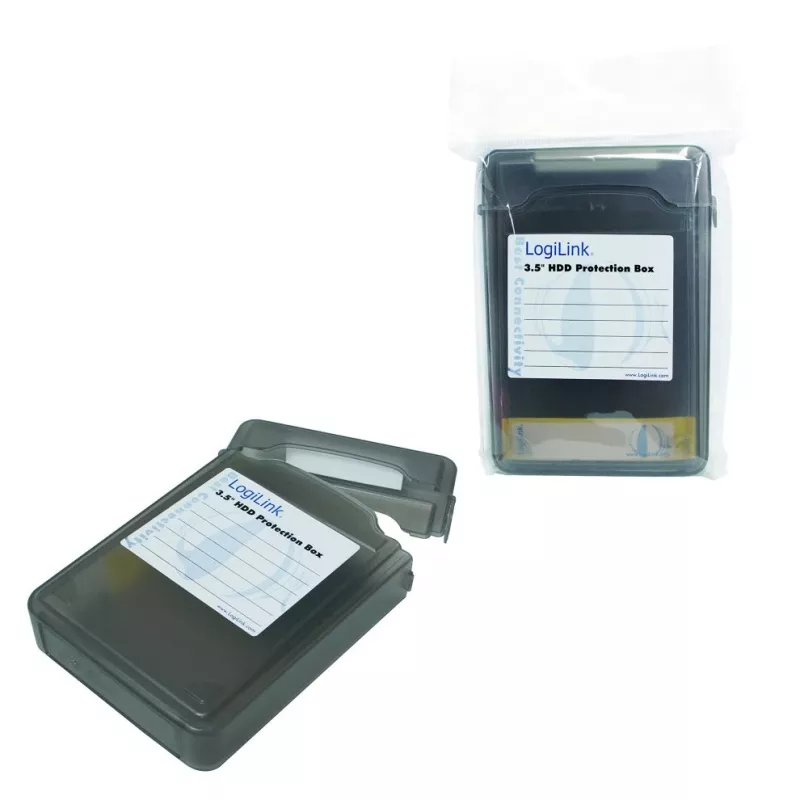 Funda de protección para disco duro LogiLink capacidad 1 disco duro (3.5
