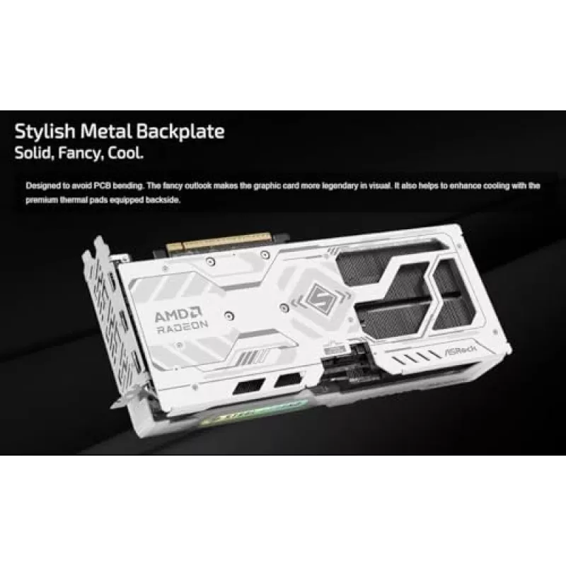 ASRock AMD Radeon RX 9060 XT Steel Legend 16GB OC Tarjeta gráfica