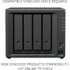 Servidor de almacenamiento NAS SYNOLOGY DS425+ — 4-Bay, Intel Celeron J4125 2,0–2,7 GHz, 2 GB DDR4, 0 TB, 2,5GbE, 2 ranuras M.2