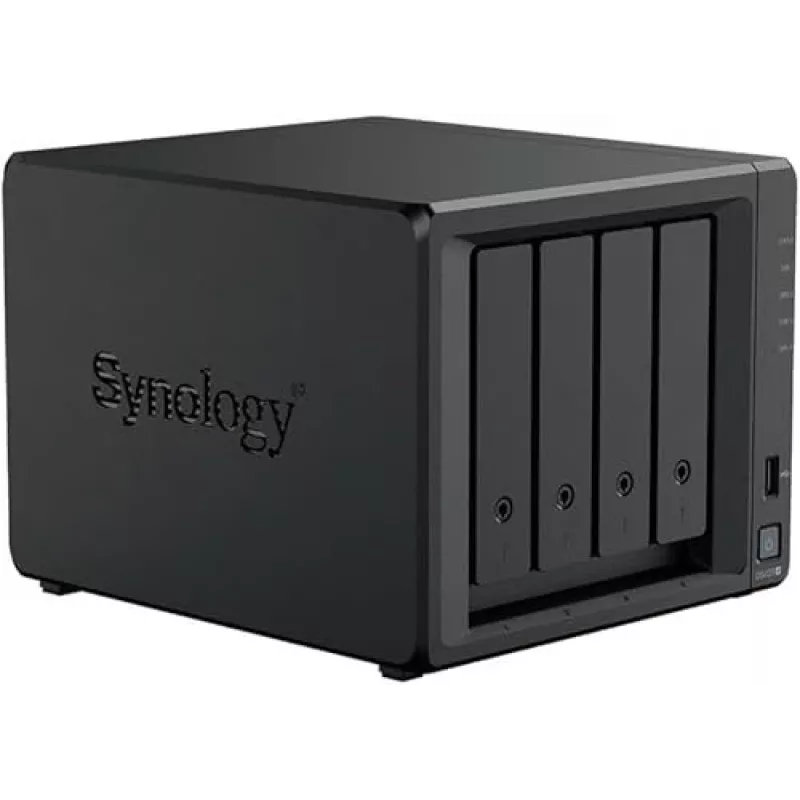 Servidor de almacenamiento NAS SYNOLOGY DS425+ — 4-Bay, Intel Celeron J4125 2,0–2,7 GHz, 2 GB DDR4, 0 TB, 2,5GbE, 2 ranuras M.2
