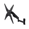 Soporte de pared con resorte de gas para TV MACLEAN MC-784 para televisores de 32–55 pulgadas, inclinación y altura ajustables, carga máx. 21 kg, montaje en pared, negro