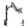Soporte de monitor de escritorio MACLEAN MC-775 para pantallas de 32 pulgadas (81,3 cm), VESA 75x75–100x100, hasta 8 kg, gris
