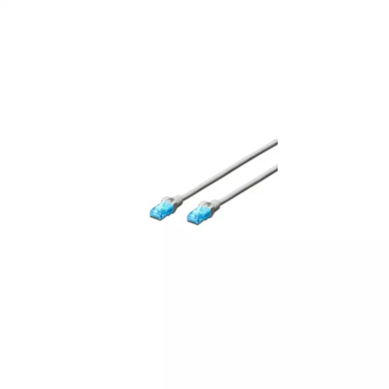 Cable de parcheo CAT 5e U-UTP 0,5 m blanco