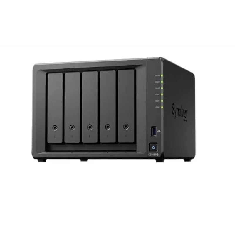 Synology DiskStation DS1525+ NAS/Storage-Server Ryzen Embedded V1500B 8 GB DDR4 0 TB Negro