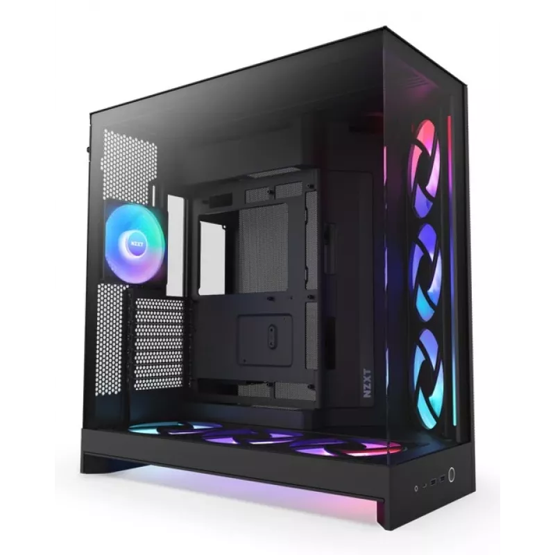 Caja para PC NZXT H9 Flow RGB+ Midi-Tower Negro