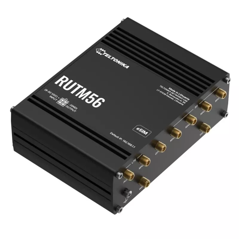 Teltonika RUTM56 router 5G de doble módem, RUTM56000000