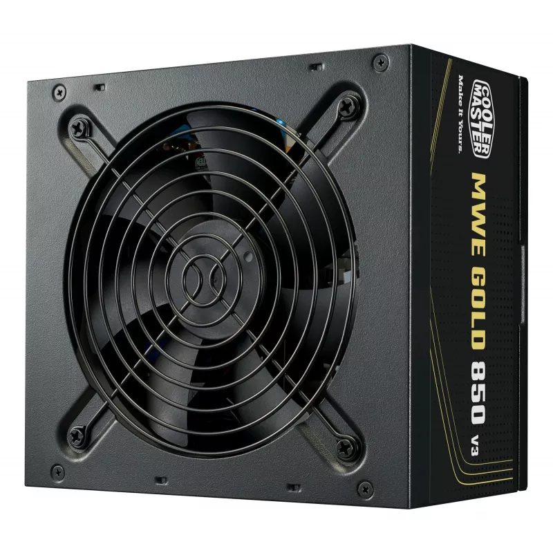 Fuente de alimentación Cooler Master MWE Gold 850 V3 850W 80+Gold No modular ATX 3.1 Ventilador 120mm Garantía 5 años