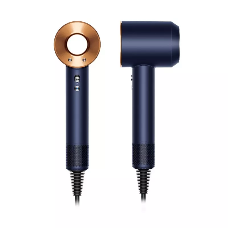 Dyson Supersonic Straight+Wavy HD07 Secador de pelo, Azul de Prusia / Cobre (113277-01)