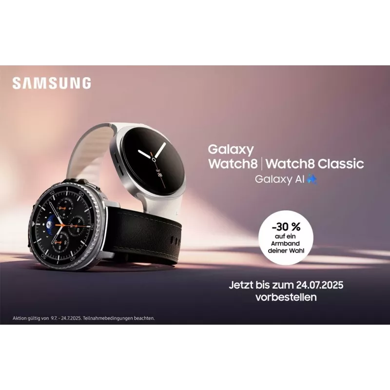 Samsung Galaxy Watch8 44 mm LTE, grafito