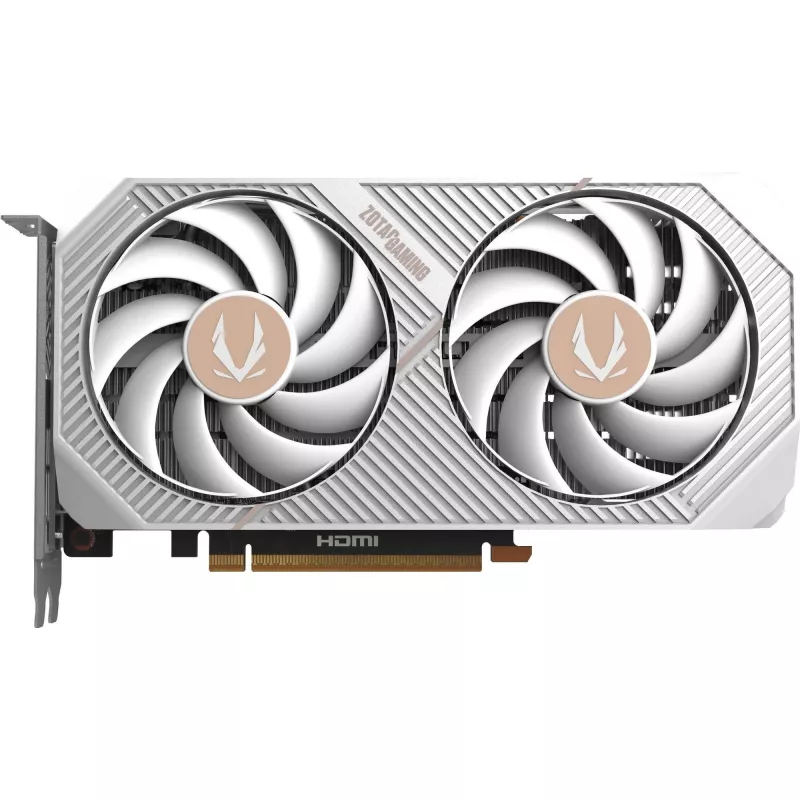 ZOTAC GAMING GeForce RTX 5050 Twin Edge OC 8GB GDDR6 Blanco Tarjeta gráfica
