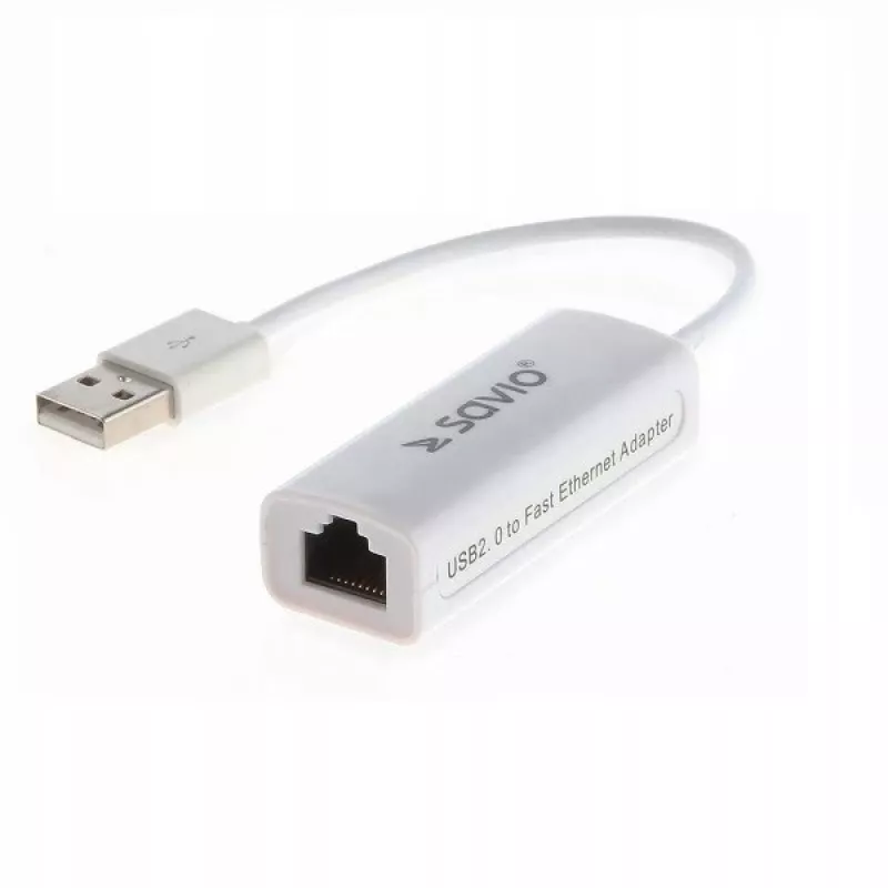 Savio CL-24 - Adaptador de red - USB 2.0 - 10/100 Ethernet X 1